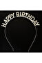 Silver Crystal Stone Happy Birthday Crown Imported Product a Quality 17X16 cm (K0)
