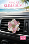 Car Air Conditioner Ornament Powder Pink & White Gold Leaf Zircon Stone Flower Car Air Conditioner Ornament