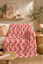 Solar Aura Geometric Patterned Multi-Purpose Fleece Blanket & Coverlet - 2