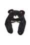 0-12 Months Boy & Baby Plush Figured Winter Beanie with Fleece Inside and Tieable at the Neck - 3