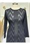 Women's New Season Plus Size Stone-Embellished Dress - 3