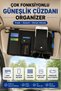 In-Car Sun Visor Organizer Wallet Multi-Compartment Phone Glasses Card Pen Holder Auto Organizer