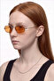 Milavet Silver Orange Sunglasses - 2
