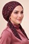 Leopard Patterned Practical Ready-To-Wear Scarf Hat