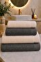 Vera Premium 100% Cotton 4-Piece Face Towel Set 50*90 cm Dowry - Gift - Kitchen