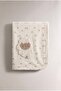 Baby Cotton Lamb Appliqué Ecru Blanket