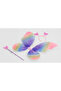 Rainbow Color Children's Butterfly Wing Crown and Wand Show Wing 50X42 cm (K0) - 3