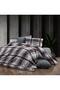Youth Room School Plaid Pattern Single Duvet Cover Set with Elastic Sheet (100X200) - 4