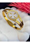 Stainless Steel Evil Eye Beaded Tura Handcuff Bracelet - 4