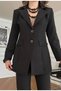 Pearl Embellished Detailed Jacket and Trousers Black Set - 4