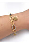 Stainless Steel Evil Eye Beaded Tree of Life Chain Bracelet - 3