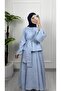 3183 Button Detailed Skirt Suit - 2