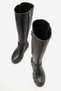 Hanivell Women's Genuine Leather Thick Soled Boots Black - 4