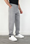 Men's 3 Thread Threaded Baggy Wide Leg Winter Sweatpants with Stopper - 2