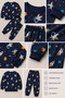 Boy's Patterned Cotton Comfortable Fit Pajama Set |   Long Sleeve Children's Pajamas - 3