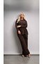 Women's Plus Size Long Sleeve Belted Detailed Tracksuit Set 8299-26 - 2
