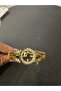 Stainless Steel Evil Eye Beaded Tura Handcuff Bracelet - 2