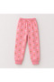 Girl's Patterned Cotton Pajama Set – Non-Sweating Comfortable Fit Children's Pajamas - 5