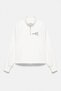 Fermuarlı grafik sweatshirt - 7