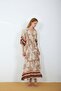 Viscose Fabric Waterproof V-Neck Dress - 2