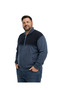 Men's Large Size Indigo Pixel Pocket Knitwear Cardigan 5Xl-6Xl-7Xl-8Xl - 2