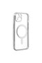 GLB-STL41414 iPhone 14 Plus Case, MagSafe, Laser-Cut Silicone - Silver - 4