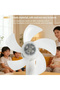 4 Head E27 Ceiling Fan with LED Light and Remote Control, 3 Speed, 3 Color Lighting - 6