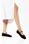 Davisa Women's Round Toe Strappy Casual Ballet Flats - 3