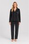 Women's Velvet Buttoned Long Sleeve Pants Pajama Set - 2