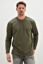Printed crew neck sweatshirt