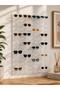 Wall Mounted Glasses Stand 56 Plexi 99X67 cm Glasses Organizer - 2