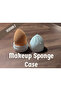 2-Pack Egg-Shaped Makeup Sponge Stand and Storage Box Makeup Sponge Organizer