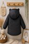 New Season Cute Panda Figured Hooded Plush Fur Zippered Thick Winter Inflatable Children's Coat-Jacket - 3