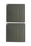 2Pcs 16X16Cm Gray Star Pattern Silicone Pot Mat, Heat Resistant Non-Slip Trivet, Airfryer Cooking Mat, Multi-Purpose Silicone Kitchen Mat - 3