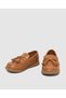 Plain Slip-On Round Toe Loafers - 2