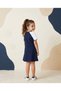 Colorblock Crew Neck Dress - 2