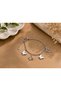 316L Stainless Steel Butterfly Figured Women's Bracelet Adjustable Chain Design - 2