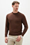 Corded Crew Neck Knitwear Sweater - 4