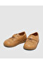Plain Velcro Round Toe Oxford Shoe - 2