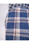 Navy Blue Salmon Beige Plaid Jacquard Knitted Fabric Cardigan & Sweater Length: 140cm - 5