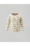 Printed Crew Neck Pajama Sets - 5