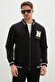 3-Thread Zippered Embroidered College Jacket - 6