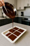 Silicone Dubai Chocolate Mold Cream Color – Single Flexible Chocolate Turkish Delight Dessert Mold 8X12.5 cm with Bowl - 2