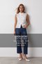 Women's Ecru High Collar Lace Bohemian Vest Blouse Alc-X15662 - 2