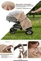 Organic Muslin Adjustable Strap Nursing Cover and Nursing Pillow Set of 2 - 6