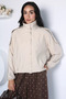 Taş Perry Women's Seasonal Jacket with Front Snap Fasteners, Elastic Cuffs and Stand Collar - 2