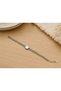 316L Stainless Steel Look Round Detailed Double Chain Women's Bracelet - 3