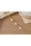 316L Stainless Steel White Flower Detailed Gold Color Elegant Women's Bracelet - 3