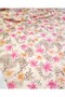 Pink Orange Floral Patterned Tight Knit Diver Jersey Fabric for Dresses & Blouses Width: 145cm - 2