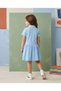Plain Spread Collar Dress - 2